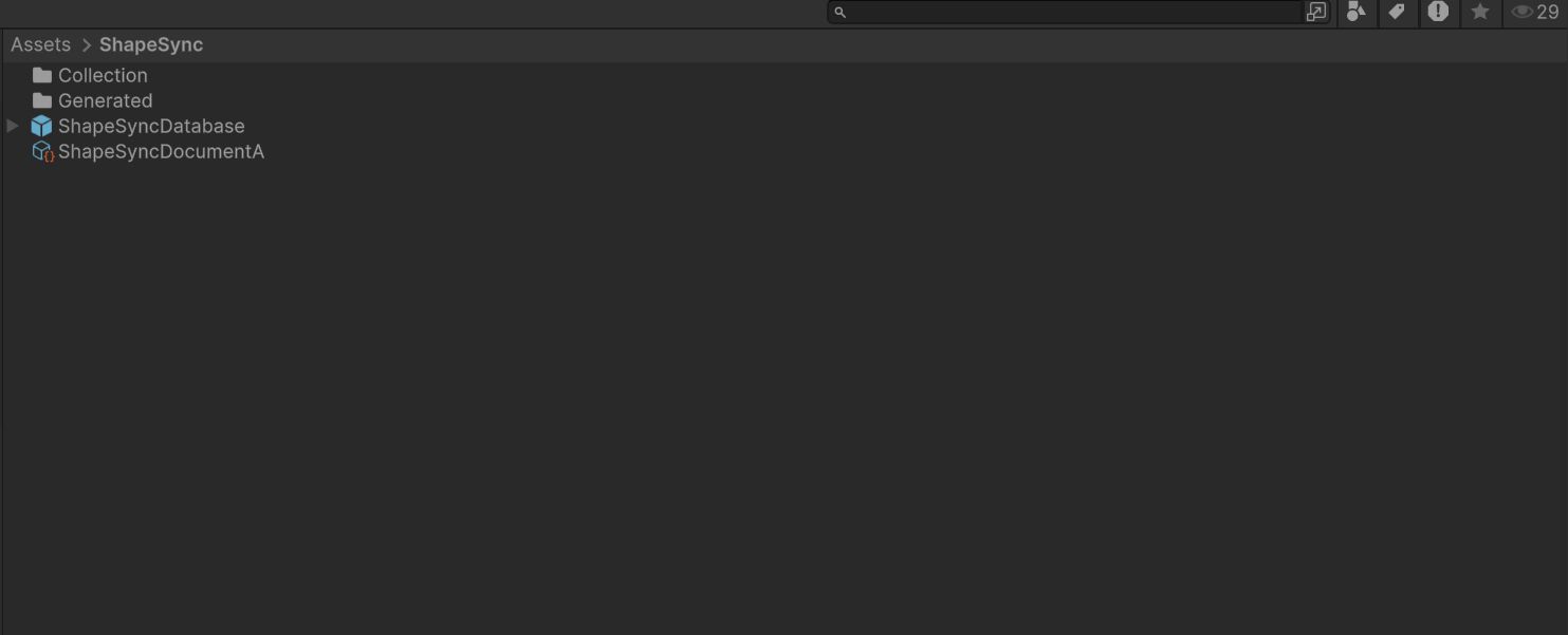 ShapeSyncDocumentA asset confirmation
