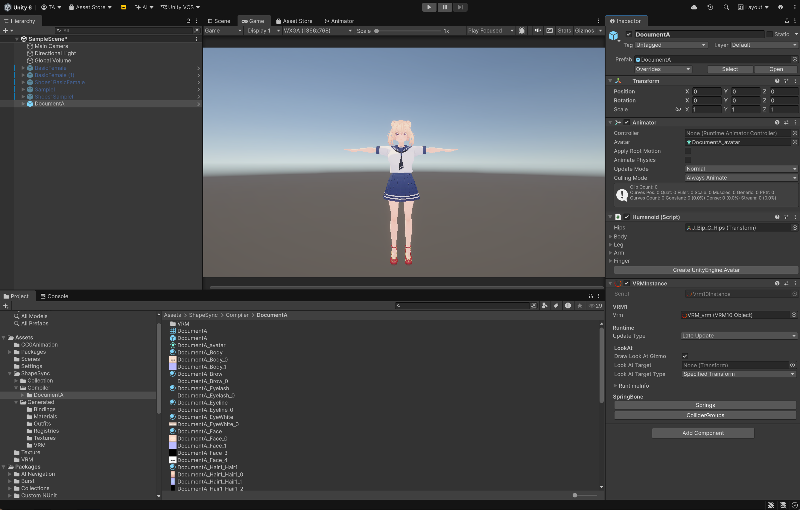 Scene placement and Pure Humanoid structure verification