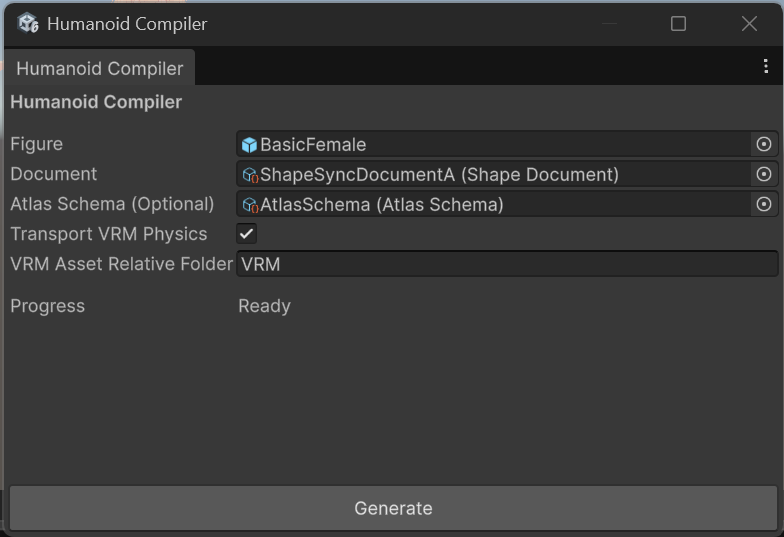 Humanoid Compiler 設定